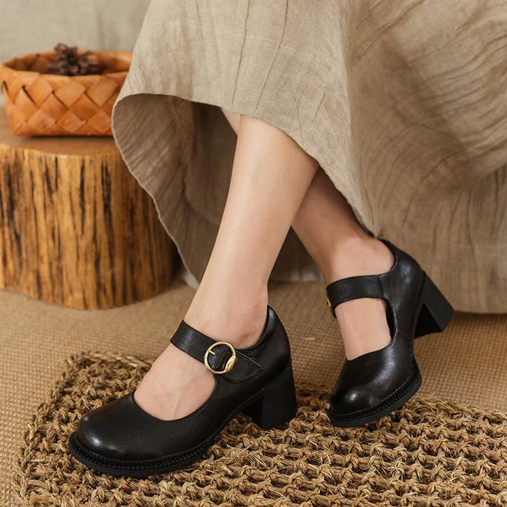 Marieli - Leather Mary Janes - Comfort and Style for Every Day