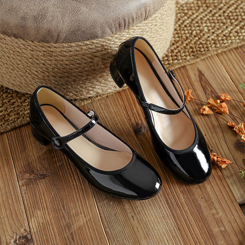 Liah - Leather Mary Janes Elegant and Comfortable for Women