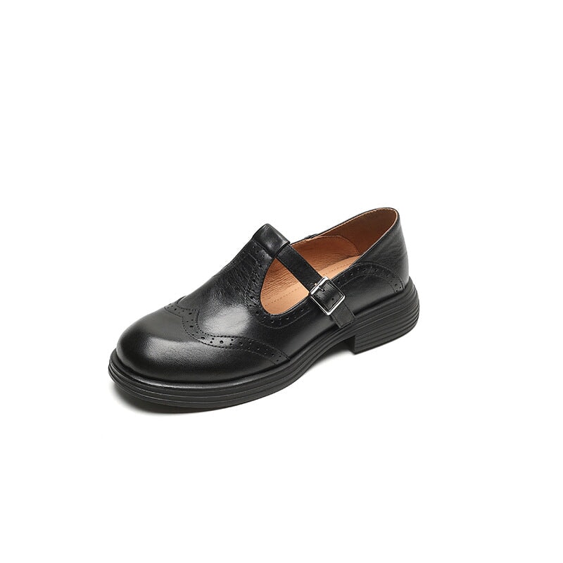 Regina - Leather Mary Janes - Elegant and Comfortable Shoes for Every Occasion