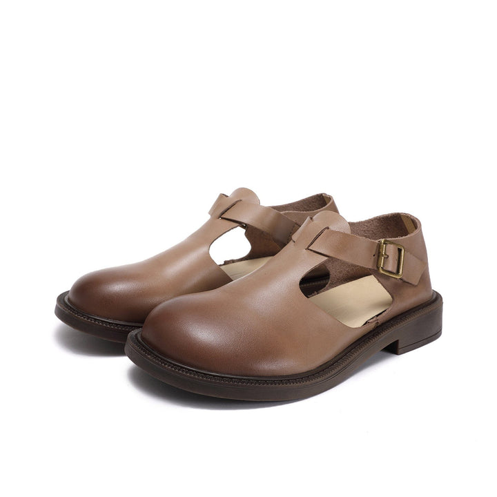 Olly - Leather Mary Janes - Stylish and Comfortable Women's Shoes