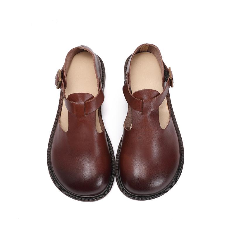 Olly - Leather Mary Janes - Stylish and Comfortable Women's Shoes