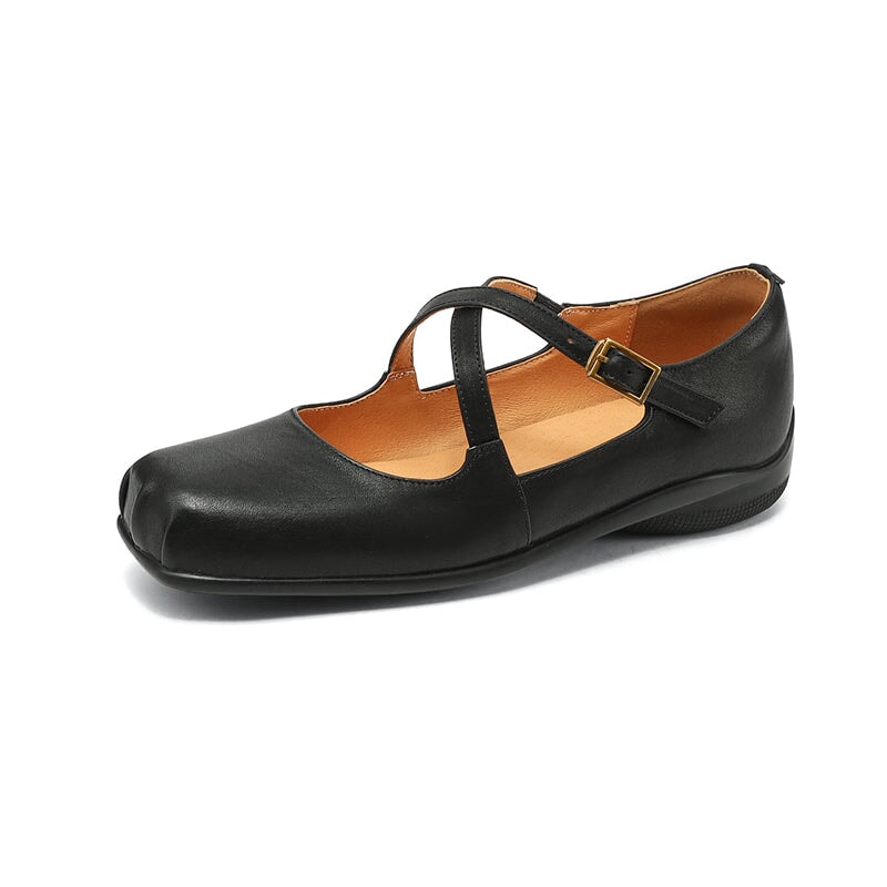Aida - Leather Mary Janes – Elegant and Comfortable Shoes for Every Occasion