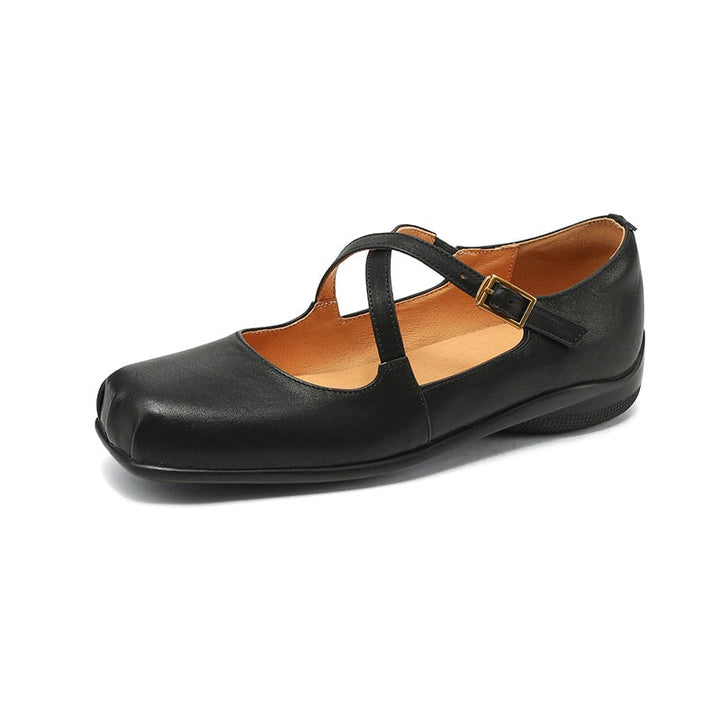 Aida - Leather Mary Janes – Elegant and Comfortable Shoes for Every Occasion