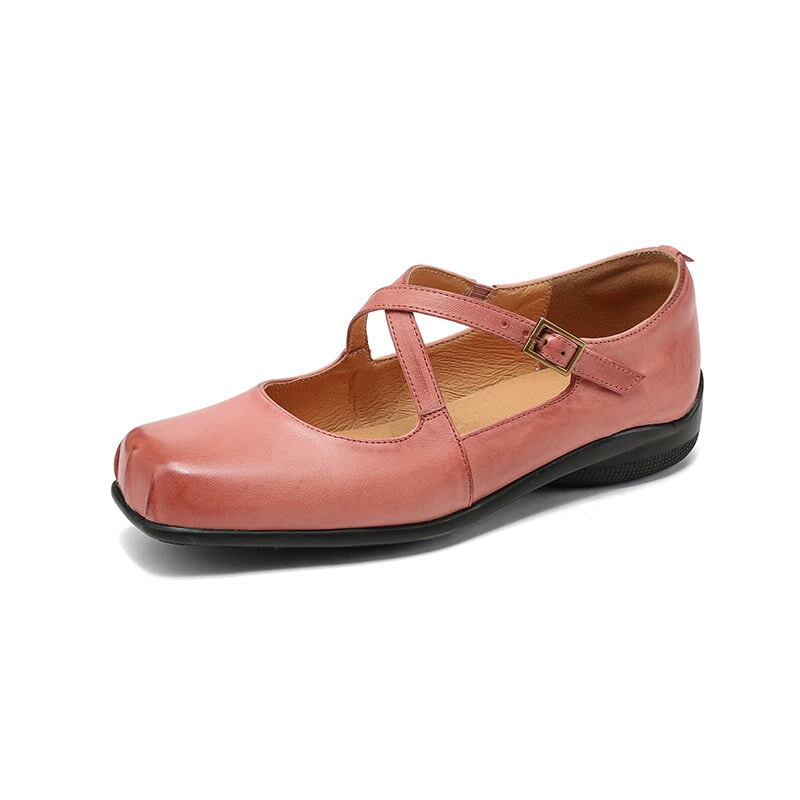Aida - Leather Mary Janes – Elegant and Comfortable Shoes for Every Occasion