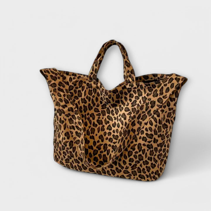 Jade - Stylish Leopard Print Tote