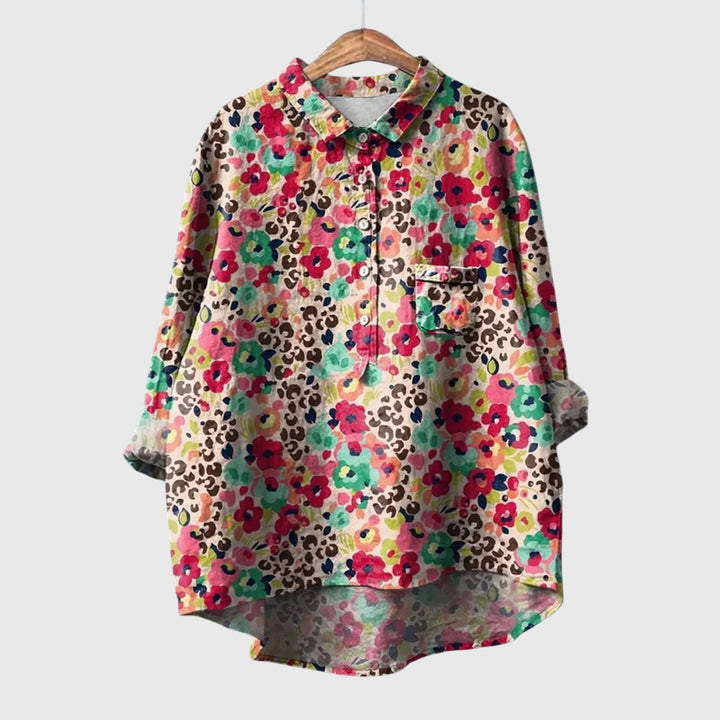 Liesa™ | Elegant Women's Floral Shirt