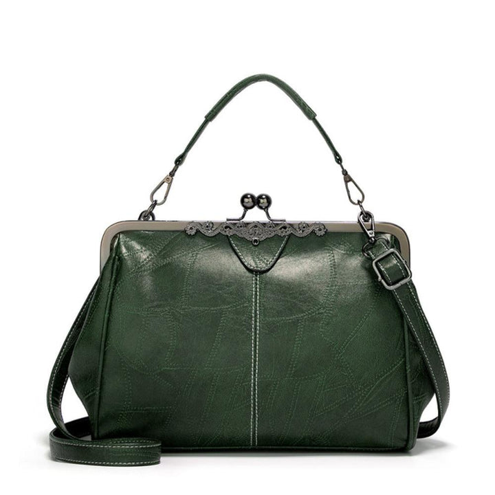 Mila | Timeless Vintage Bag with Elegant Saddle Strap Closure
