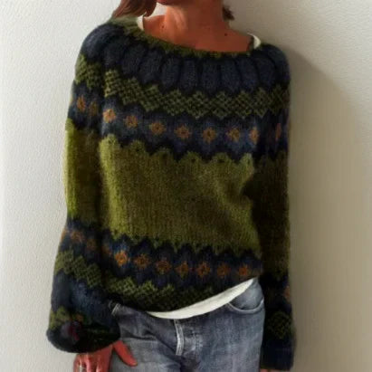 Silvia – Elegant Geometric Sweater