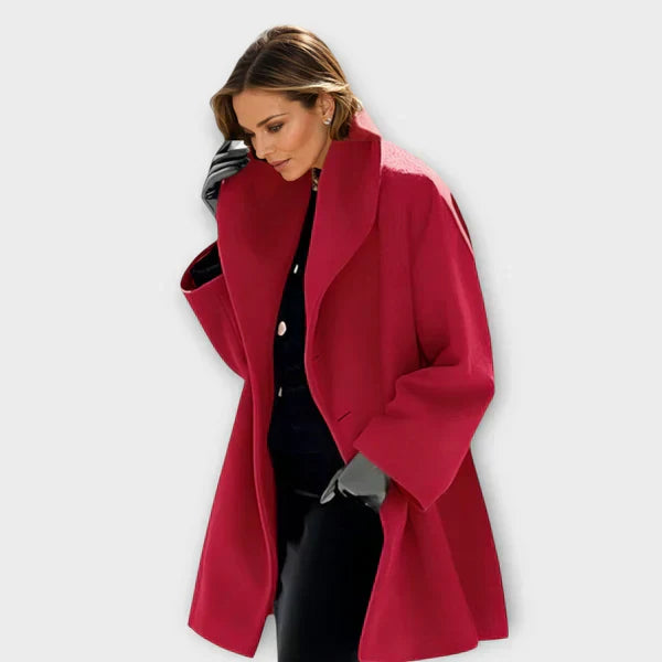 Demelza - Coat with Minimalist Design