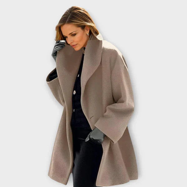 Demelza - Coat with Minimalist Design
