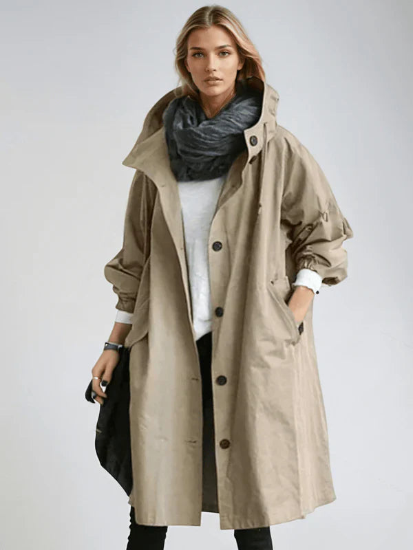 Morgan – Elegant Waterproof Trench Coat