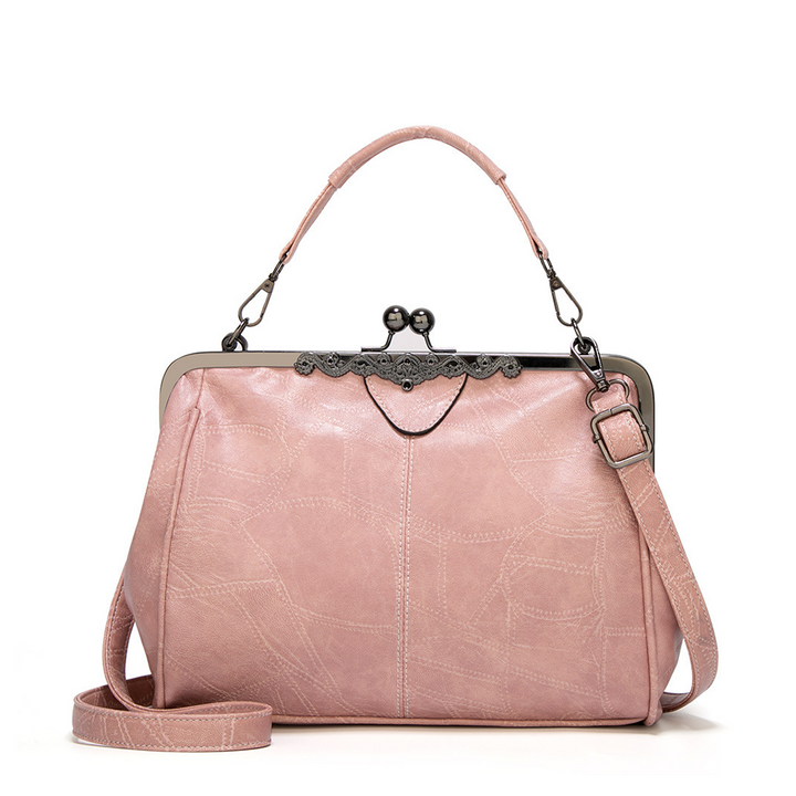 Mila | Timeless Vintage Bag with Elegant Saddle Strap Closure