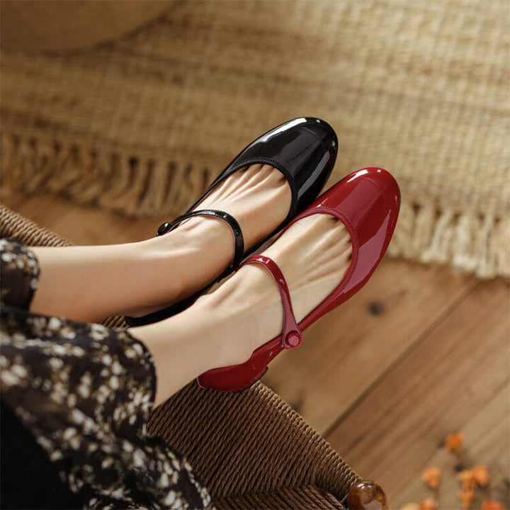 Liah - Leather Mary Janes Elegant and Comfortable for Women