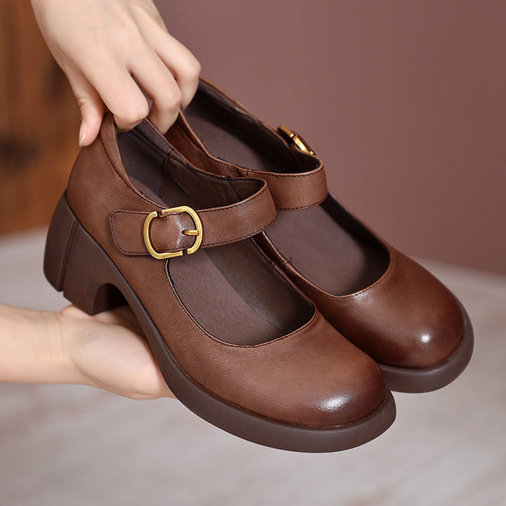 Marieli - Leather Mary Janes - Comfort and Style for Every Day