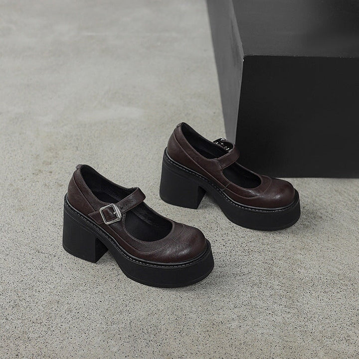 Adrienne - Elegant Leather Pumps – Comfort and Style Without Compromise