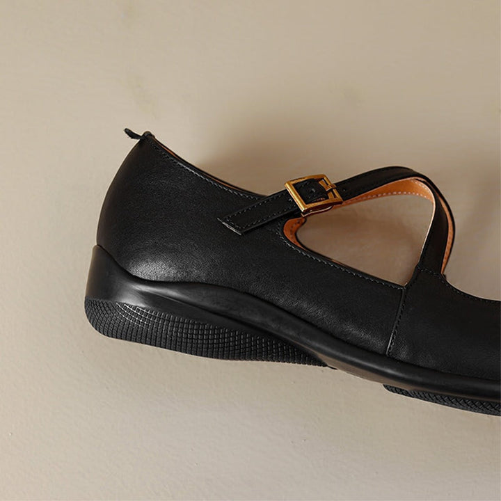 Aida - Leather Mary Janes – Elegant and Comfortable Shoes for Every Occasion