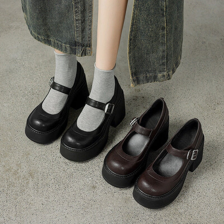 Adrienne - Elegant Leather Pumps – Comfort and Style Without Compromise