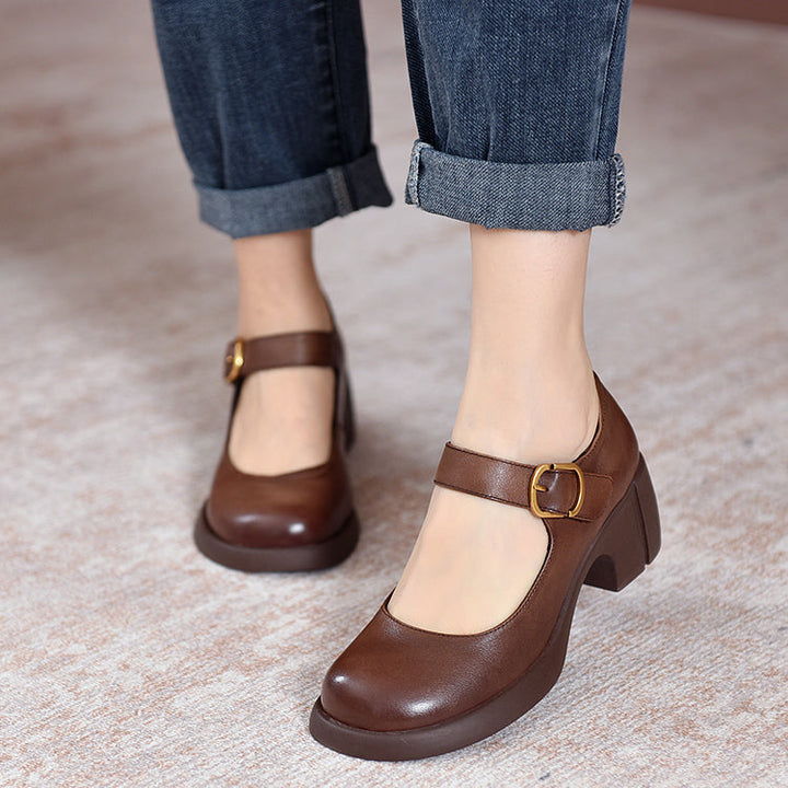 Marieli - Leather Mary Janes - Comfort and Style for Every Day
