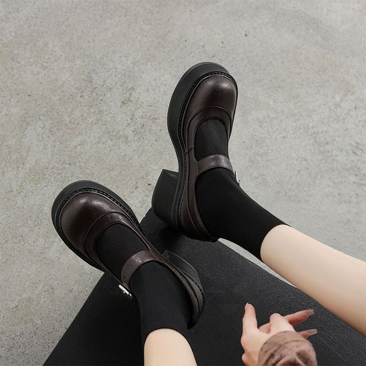 Adrienne - Elegant Leather Pumps – Comfort and Style Without Compromise