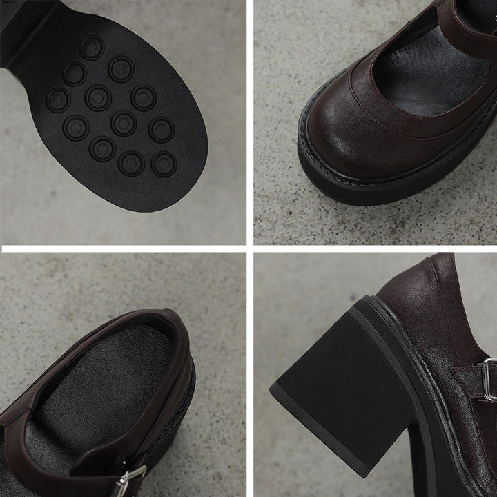 Adrienne - Elegant Leather Pumps – Comfort and Style Without Compromise