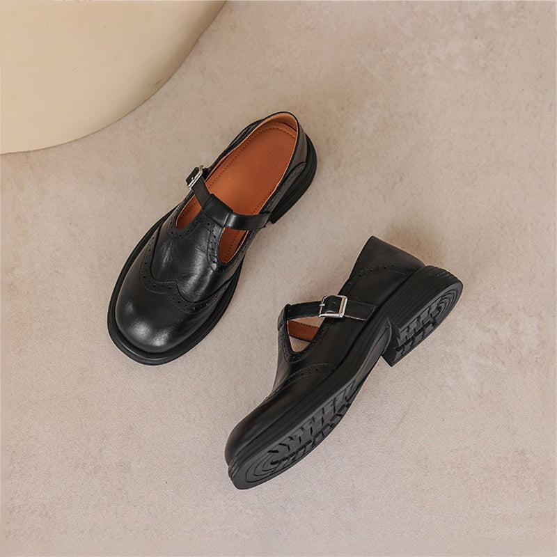 Regina - Leather Mary Janes - Elegant and Comfortable Shoes for Every Occasion