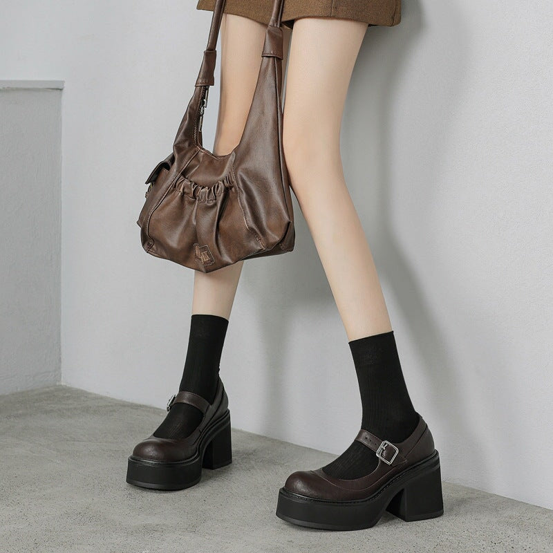 Adrienne - Elegant Leather Pumps – Comfort and Style Without Compromise