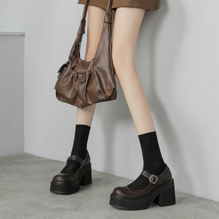 Adrienne - Elegant Leather Pumps – Comfort and Style Without Compromise