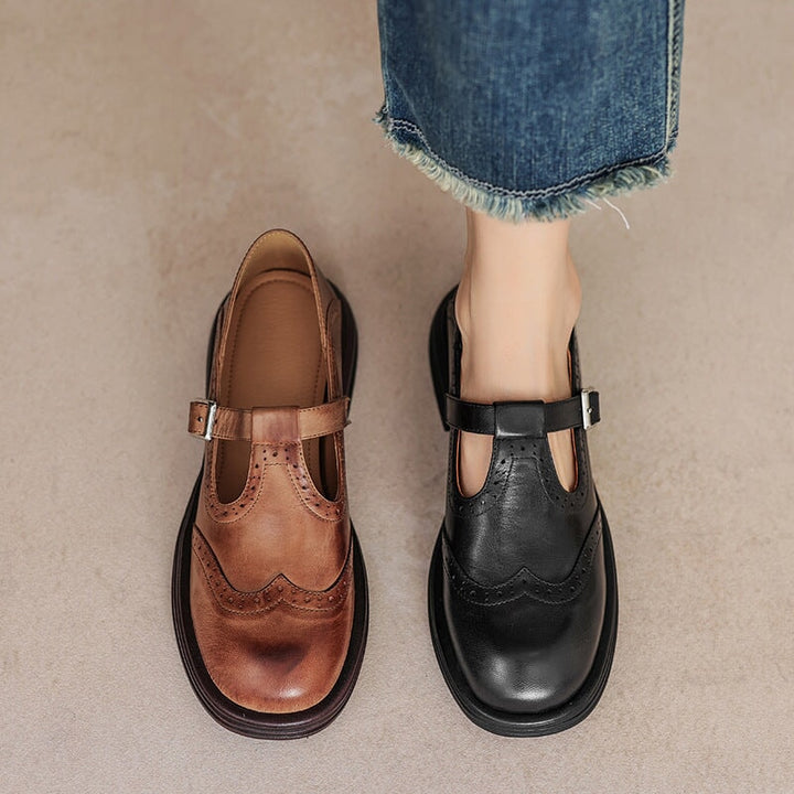 Regina - Leather Mary Janes - Elegant and Comfortable Shoes for Every Occasion