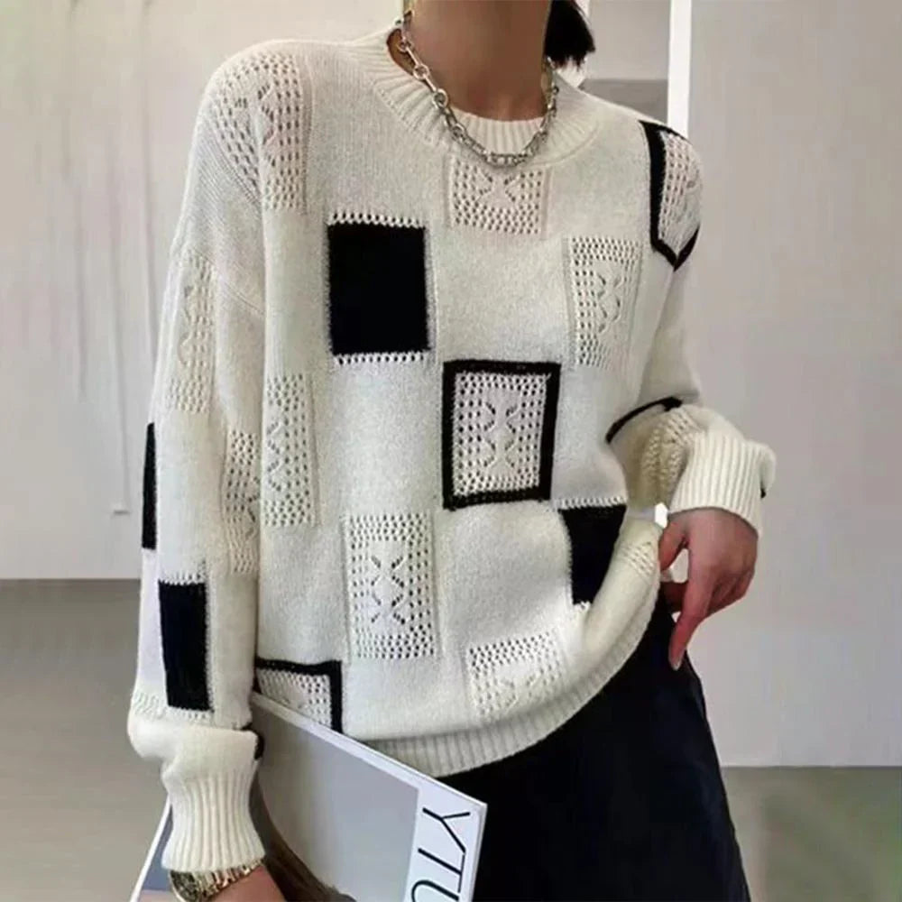 Odessa - Relaxed Geometric Sweater