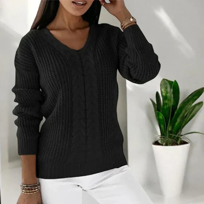 Tessa - Classic V-Neck Sweater