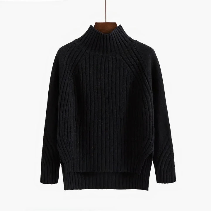 Zoey - Cozy Ribbed Turtleneck