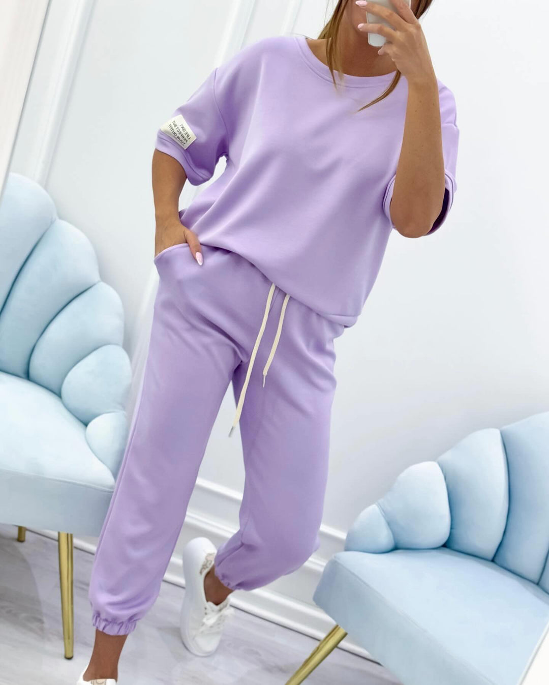 Grace – Chic Short-Sleeve Relax Set