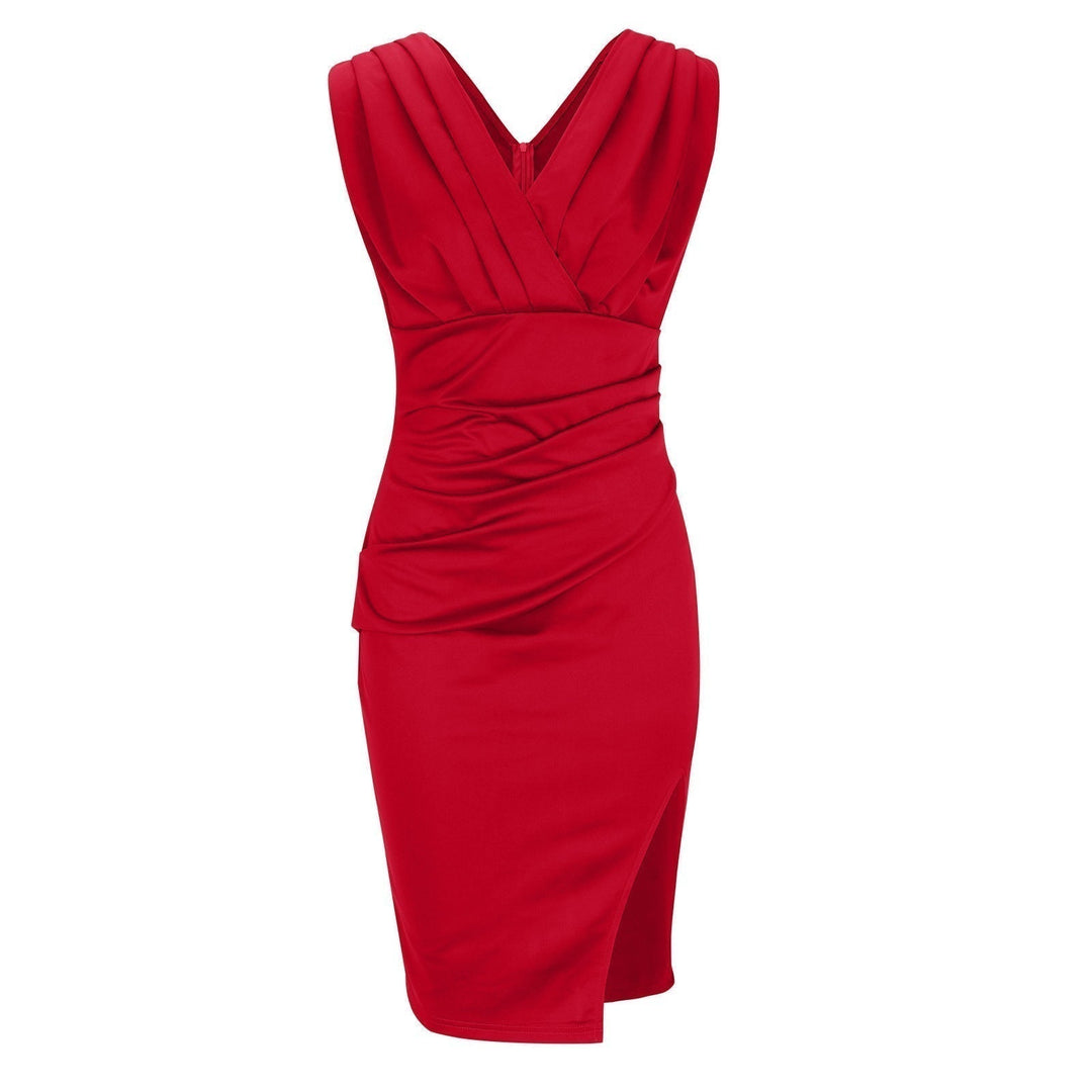 Norah - Cocktail Dress with Pleated Details