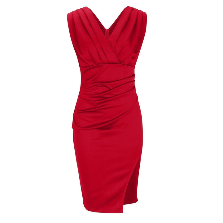 Norah - Cocktail Dress with Pleated Details