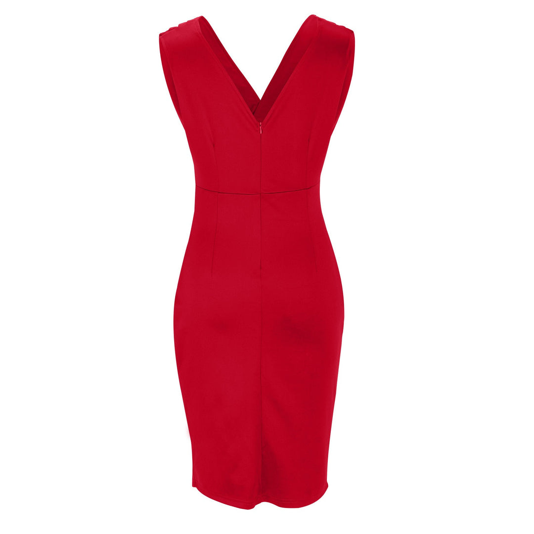 Norah - Cocktail Dress with Pleated Details