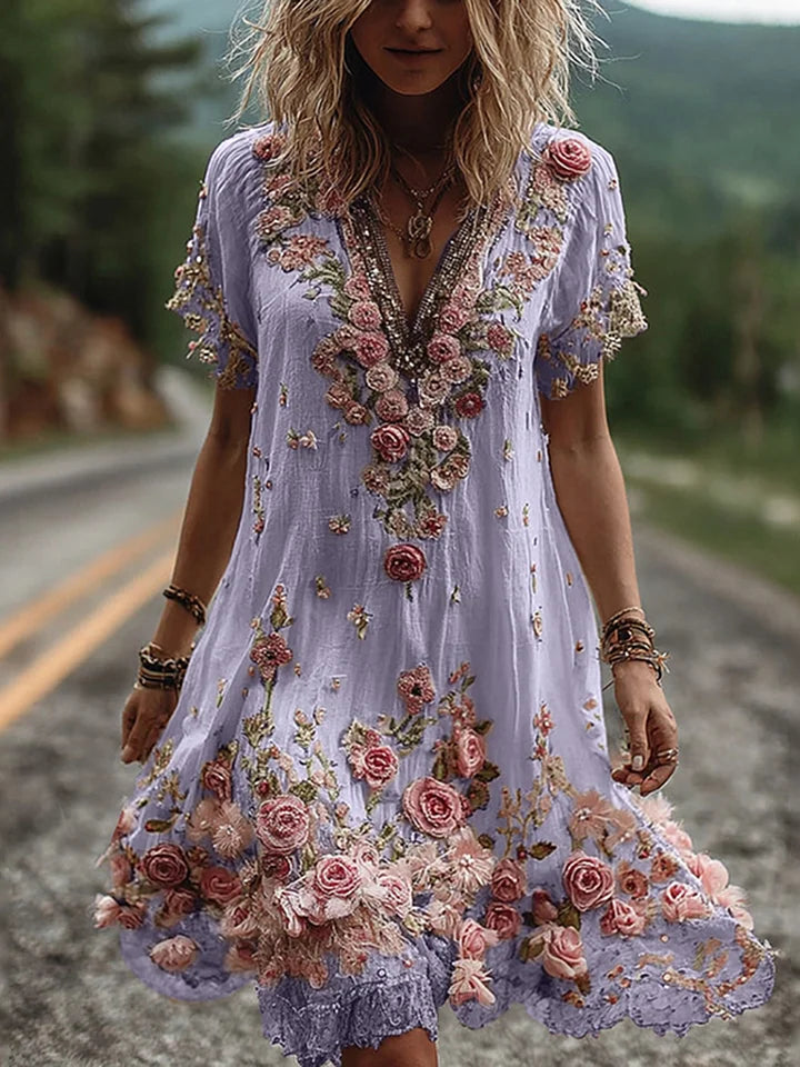Marla - Elegant Flower Dress