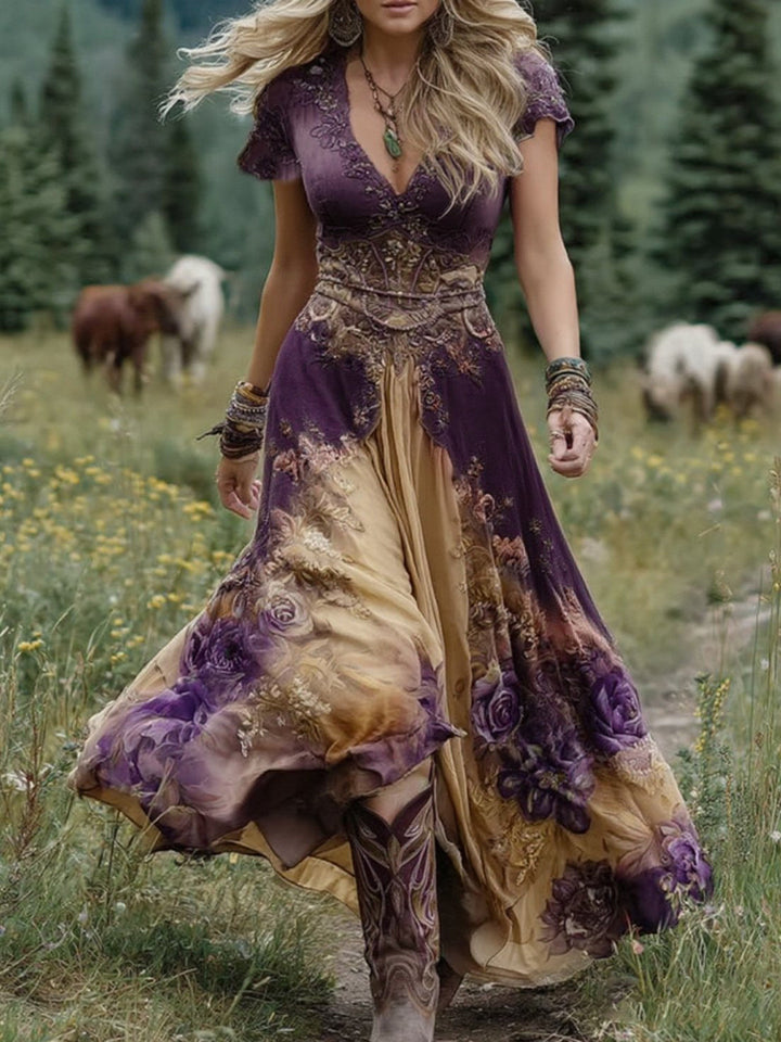 Kelsey – Stylish Gradient Maxi Dress