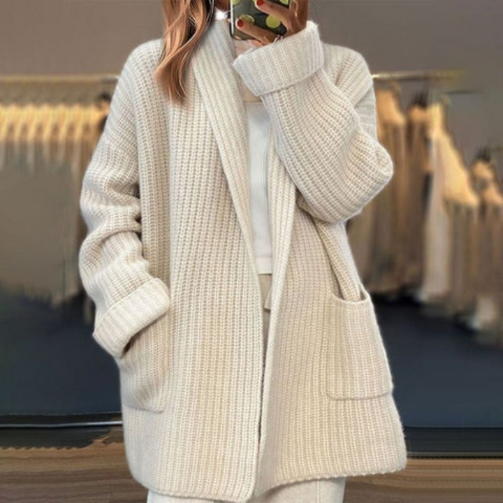 Irene – Elegant Open Knit Cardigan