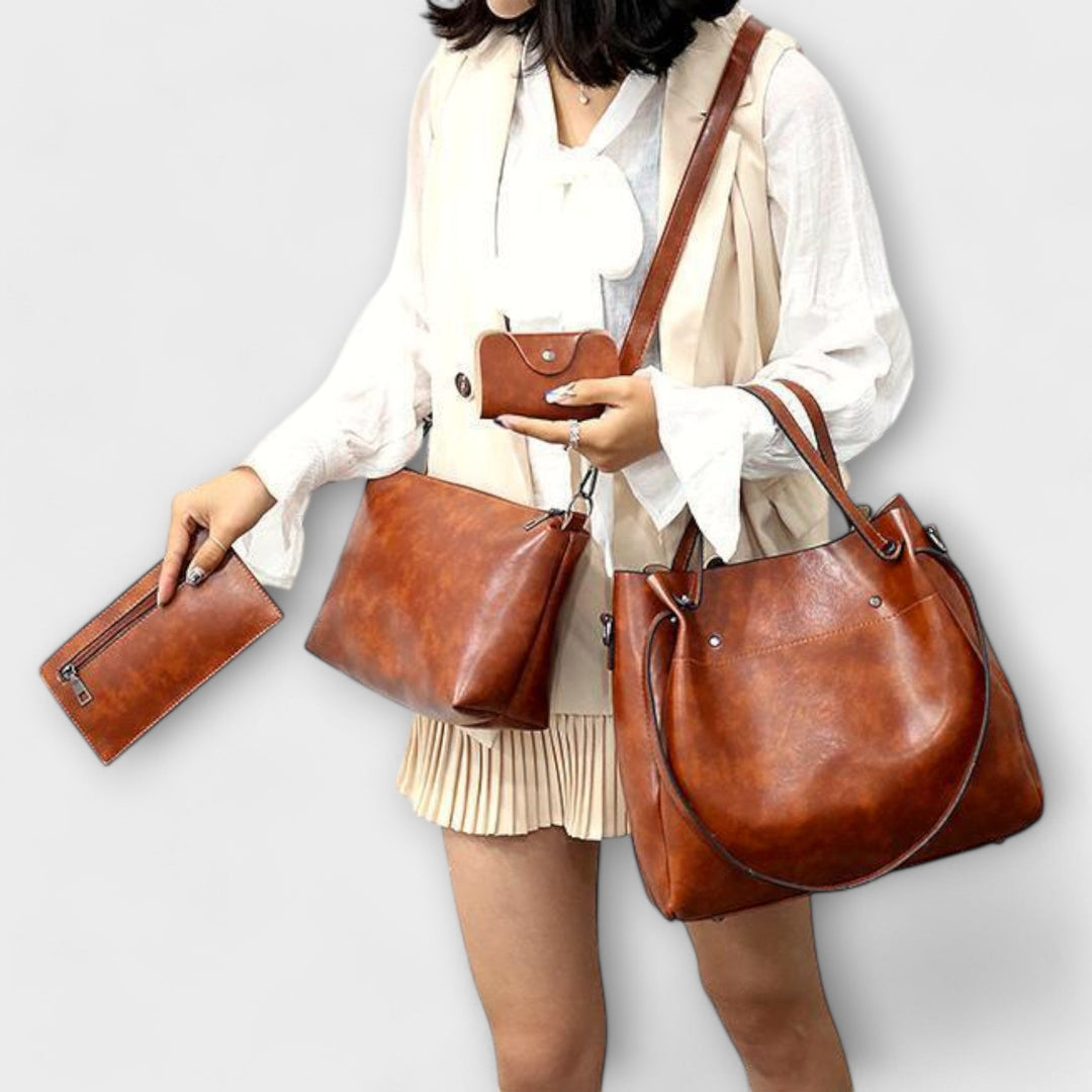 Donna - Vintage Bag Set with 4 Pieces