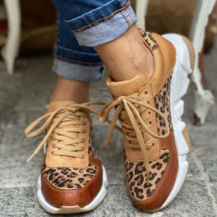 Esty – Chic Comfort Leopard Sneakers