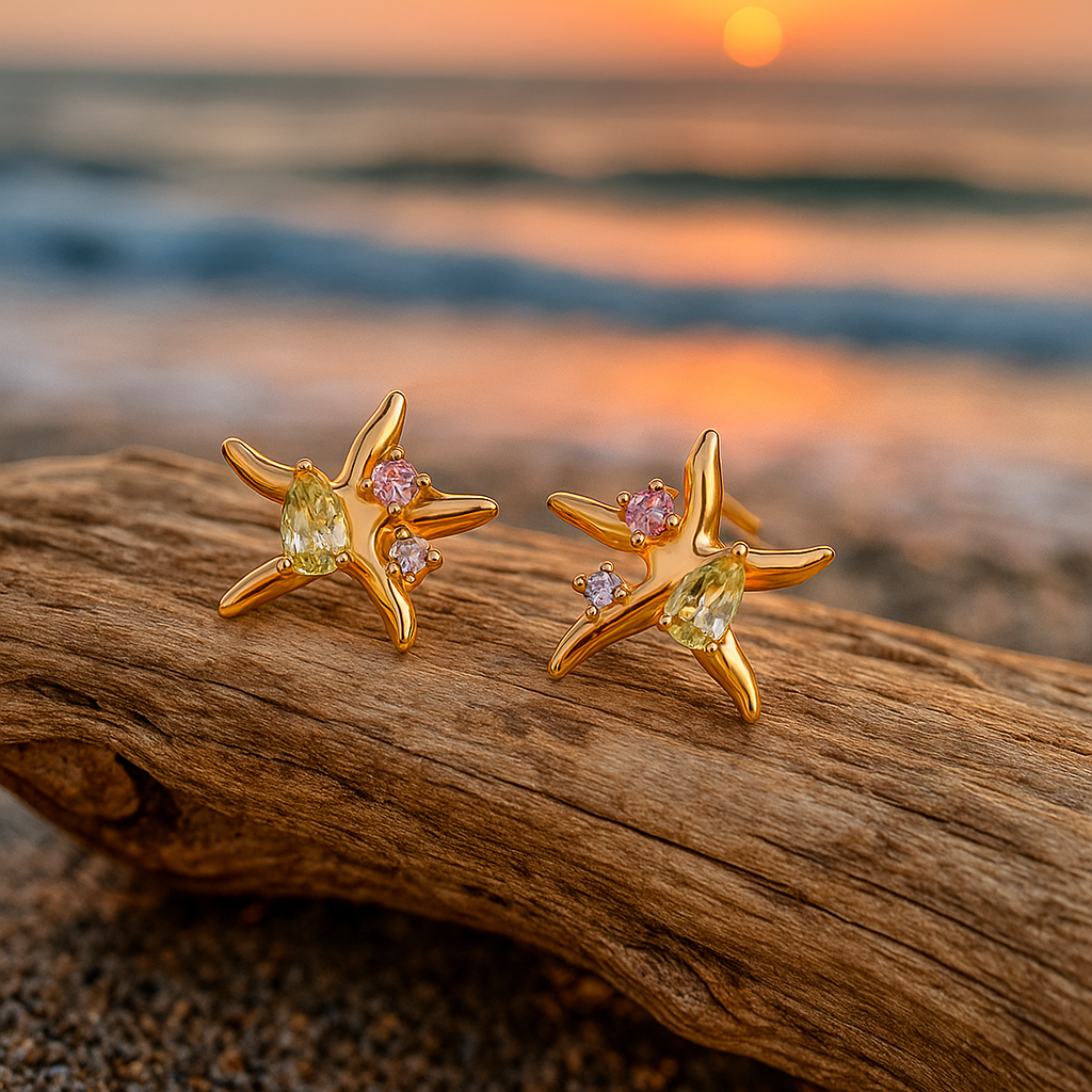 Arabelle | Earrings with Starfish