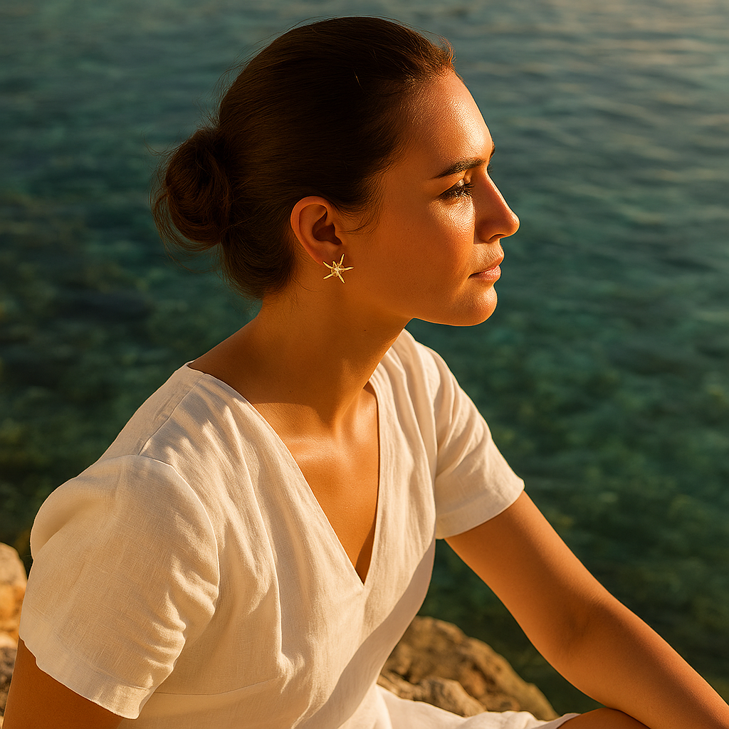 Arabelle | Earrings with Starfish