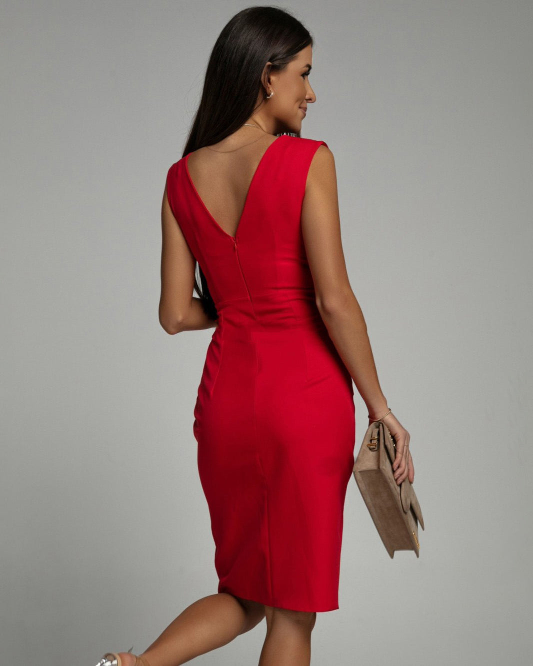 Norah - Cocktail Dress with Pleated Details