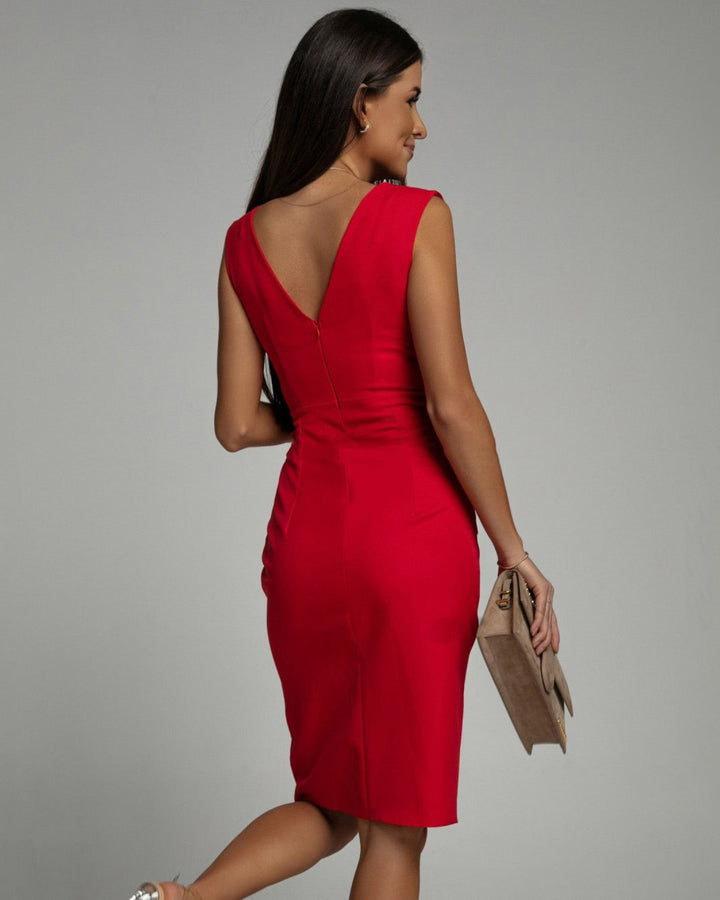 Norah - Cocktail Dress with Pleated Details