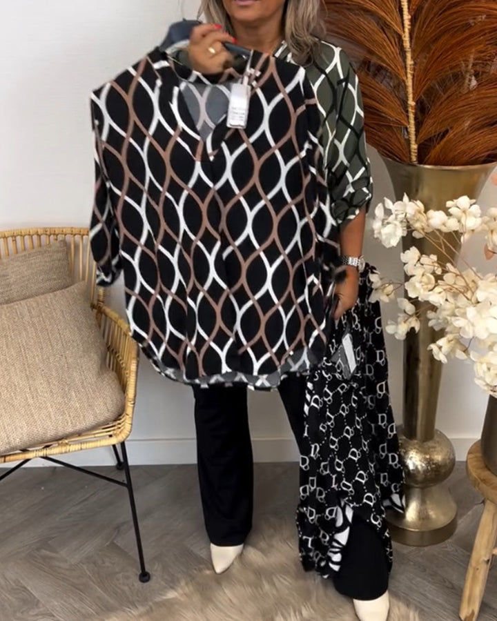 Kornelia – Fashionable Printed Blouse