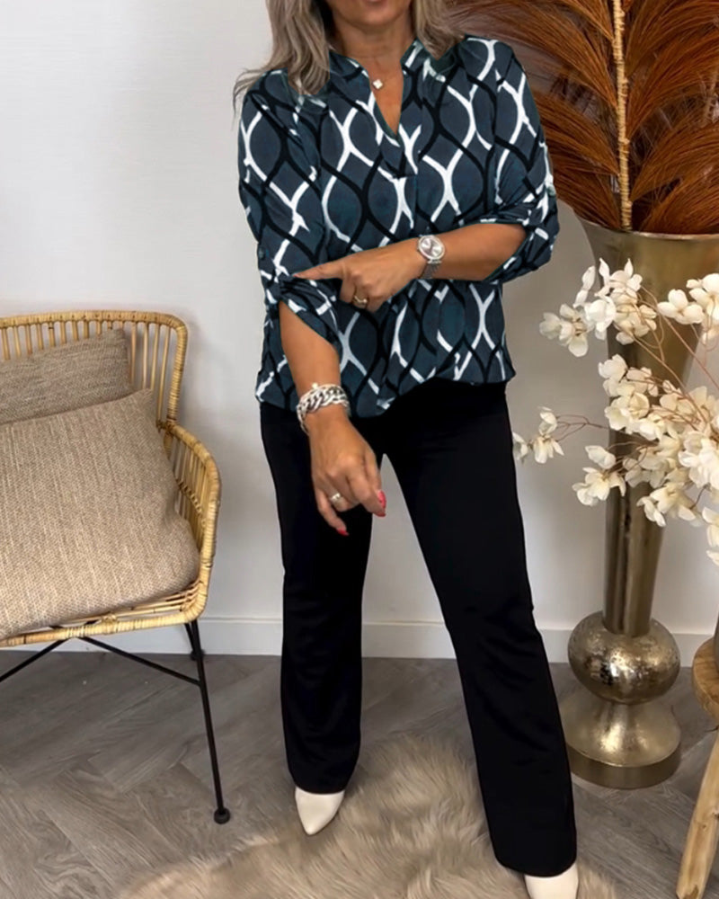 Kornelia – Fashionable Printed Blouse