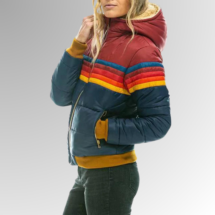 Audrina - Jacket with Hood and Fitted fit