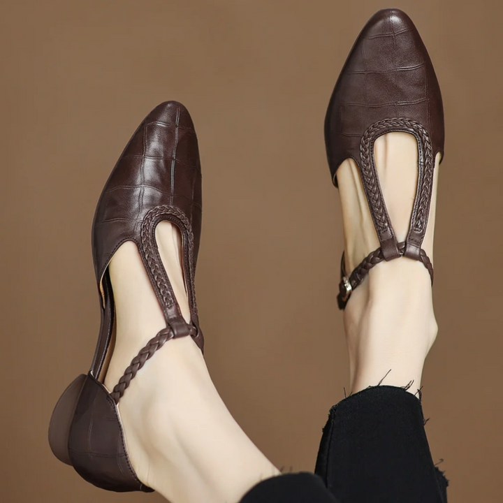 Gerda - Leather Mary Janes - Elegant and Comfortable for Your Special Days