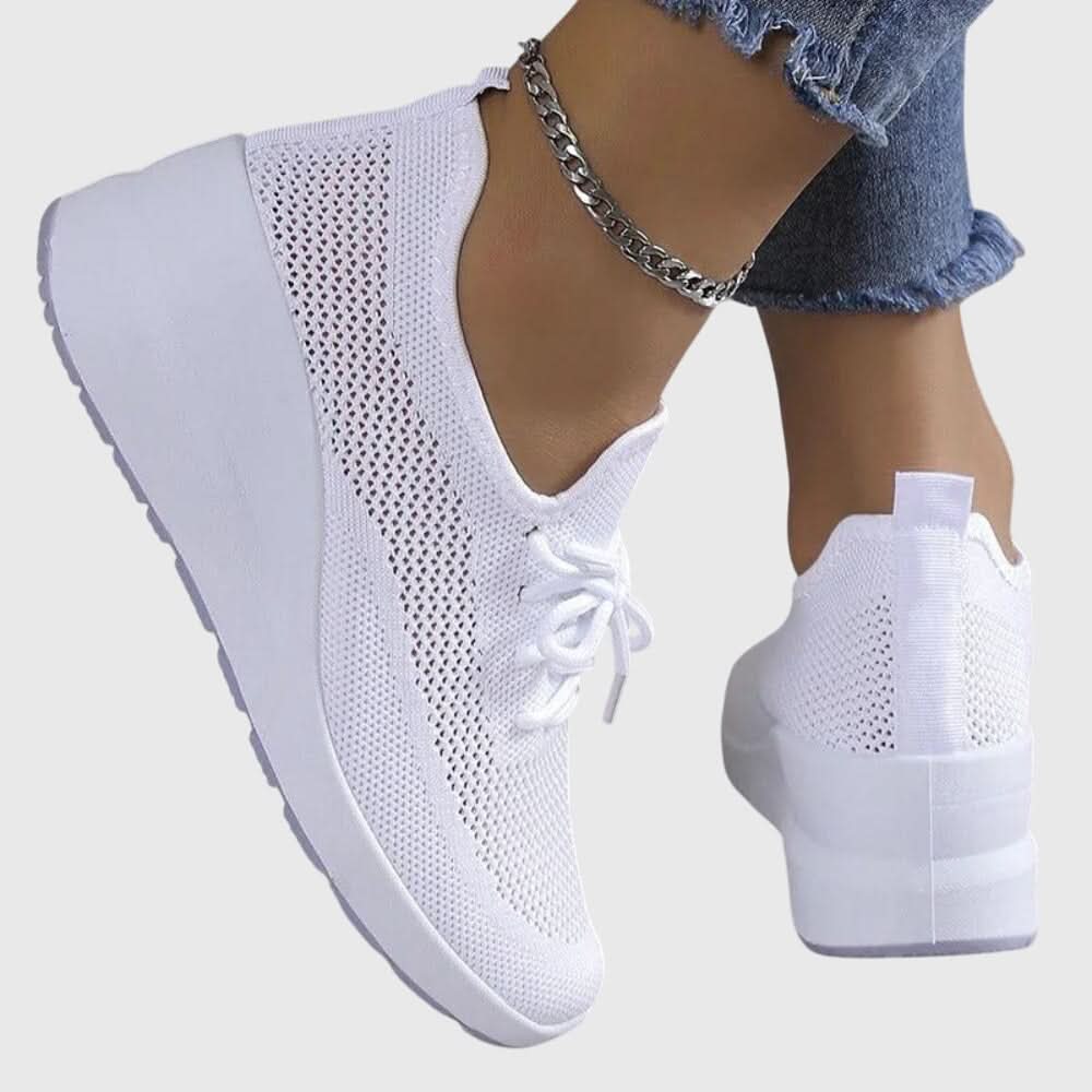 Serena - Trendy ademende wig schoenen voor dames