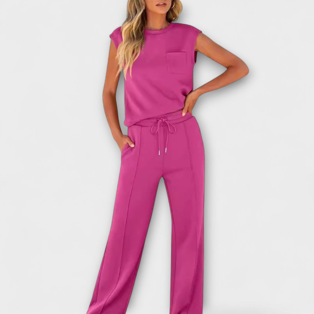 Natasha – Sleeveless Chic Set